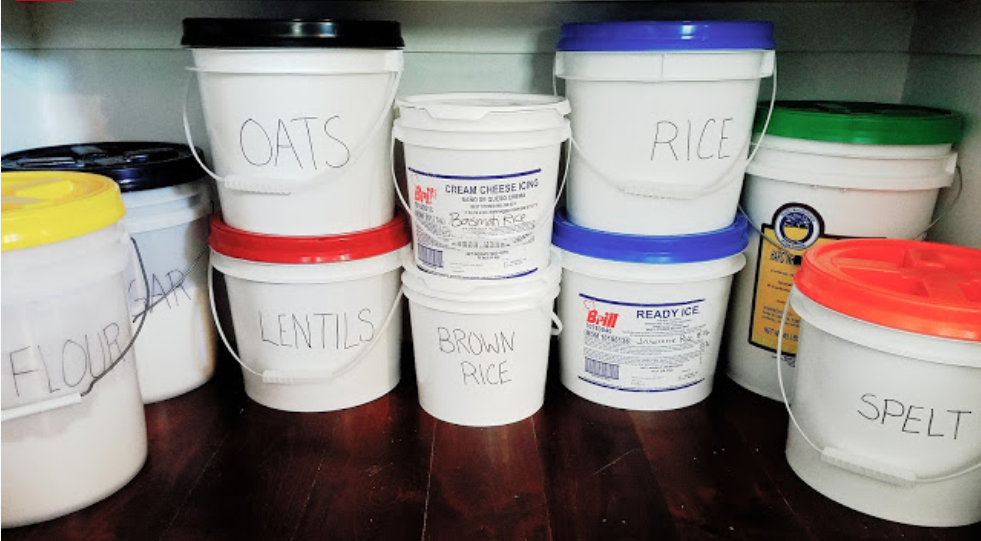 Food 2024 storage buckets